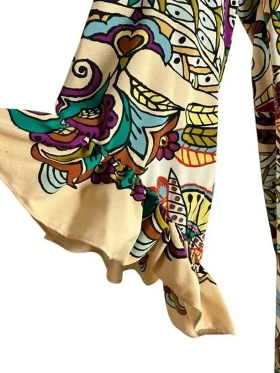 BLOGGERS FAV ZARA MULTICOLORED PRINTED DRESS - Picture 13 of 13